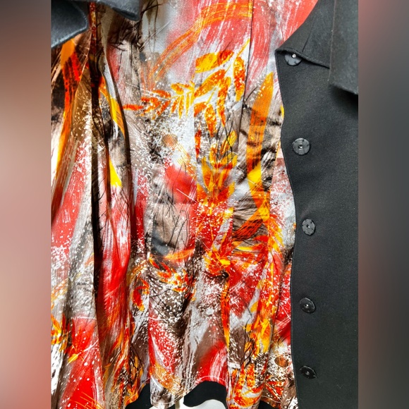 Anthropologie Luii 3/4 Sleeve Button Down Jacket With Belt Spring /Fall Pullover - Picture 4 of 4